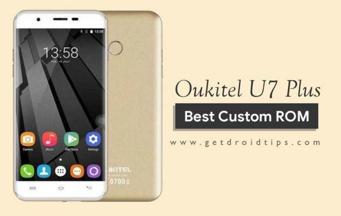 Liste over beste tilpassede ROM for Oukitel U7 Plus