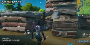 Fortnite Zbierz metal w lokalizacji Hydro 16 i Compact Cars