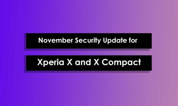 قم بتنزيل التحديث الأمني ​​رقم 34.3.A.0.244 لشهر نوفمبر لجهاز Xperia X و X Compact