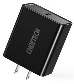 Купете зарядно устройство за стена Choetech USB C, за да заредите вашия iPhone X / XS / XS Max по-бързо от зарядното устройство
