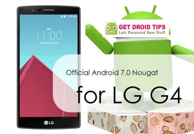 Download Installer 30B Android 7.0 Nougat til LG G4 (LG-F500K, F500L og F500S)