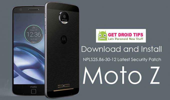 (Link hinzugefügt) Download Install NPLS25.86-30-12 Neuester Sicherheitspatch auf Moto Z (RETUS US)