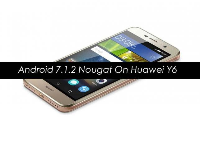 כיצד להתקין קושחה רשמית של נוגט ב- Huawei Y6 (CrDroid 3.4)