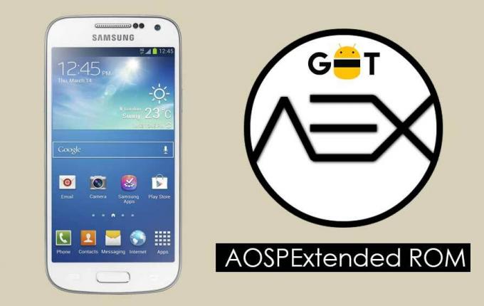 قم بتنزيل AOSPExtended لجهاز Galaxy S4 Mini استنادًا إلى Android 10 Q