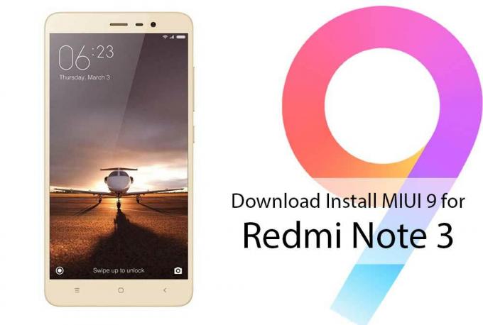 MIUI 9 لـ Redmi Note 3