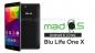 Oppdater MadOS på Blu Life One X Android 8.1 Oreo basert på AOSP (MT6753)
