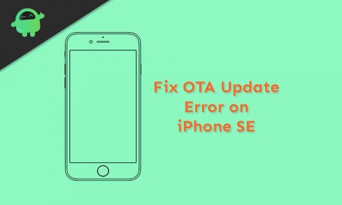 Исправить ошибку обновления программного обеспечения OTA на iPhone SE
