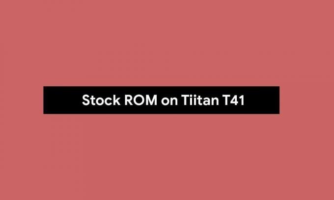 Lager ROM på Tiitan T41