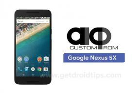 הורד ועדכן את AICP 13.1 ב- Nexus 5X (Android 8.1 Oreo)