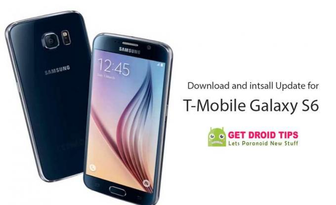 Downloaden Installeer G920TUES5EQF1 Beveiligingspatch van juni Nougat op T-Mobile Galaxy S6