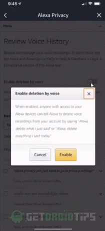 Ako odstrániť všetky hlasové nahrávky Amazon Alexa?