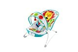 Bilde av Fisher-Price Kick and Play Musical Bouncer, nyfødt baby Bouncer og stol med avtagbar lekestang og beroligende vibrasjoner, musikk, lys og lyd