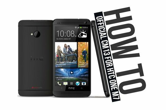 Kaip įdiegti oficialų „CM13“, skirtą „HTC One M7“