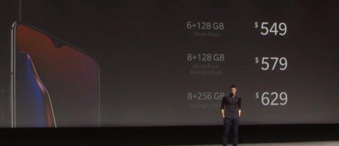OnePlus 6T Resmi Olarak Yayınlandı