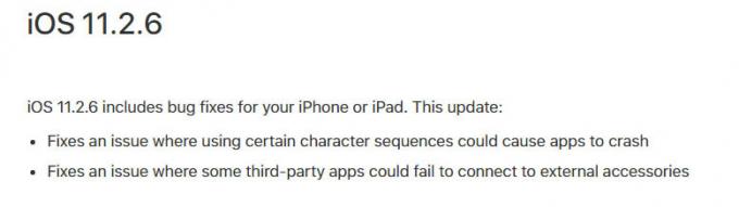 Apple iOS 11.2.6