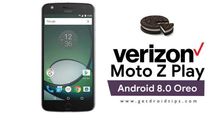 Lejupielādējiet ODN27.76-12-30-2 Android 8.0 Oreo Verizon Moto Z Play