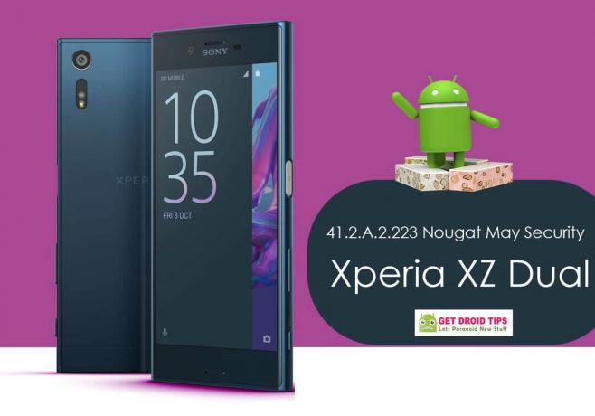 Ladda ner Installera 41.2.A.2.223 Nougat May säkerhetsuppdatering för Xperia XZ Dual (F8332)
