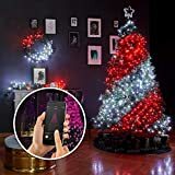 Imagem de luzes de Natal controladas por aplicativo inteligente Twinkly Generation II (Compatível com Alexa e Google Home) - Iluminação de fada com mudança de cor à prova d'água (20 m (250 LEDs))