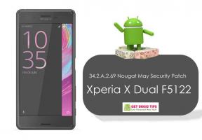 Xperia X Dual F5122 के लिए इंस्टॉल करें 34.2.A.2.69 नौगट मई सिक्योरिटी अपडेट