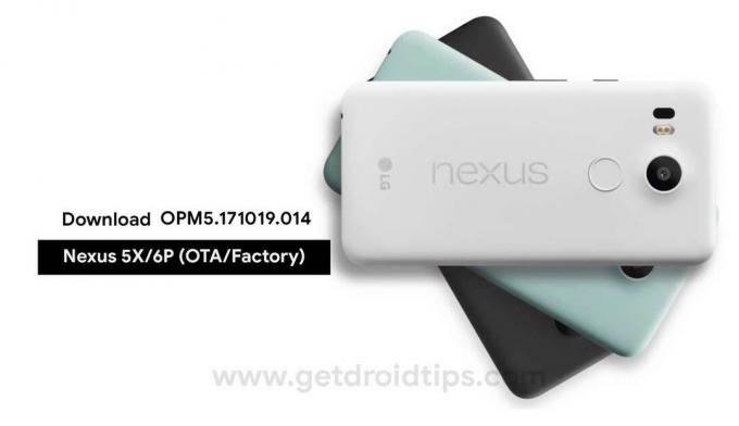 Atsisiųskite „Nexus 6P“ ir „5X“ („Telestra“ ir „Softbank“) sausio pataisą „OPM5.171019.014“.