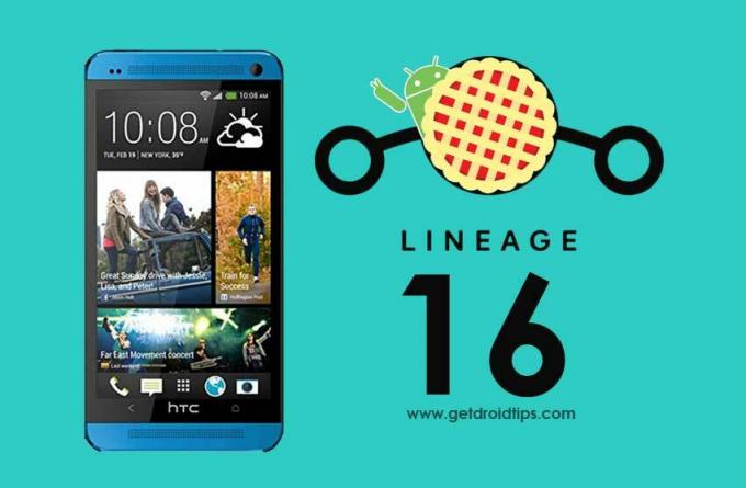 Descărcați și instalați Lineage OS 16 pe HTC One M7 bazat pe Android 9.0 Pie
