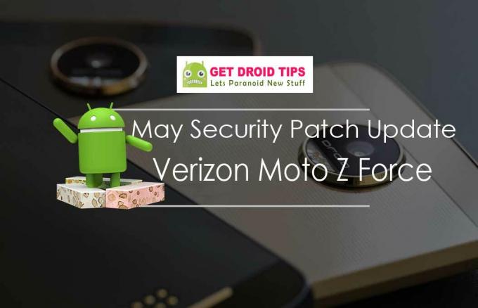 הורד התקן את תיקון האבטחה NCL25.86-11.4 Nougat May עבור Verizon Moto Z Force