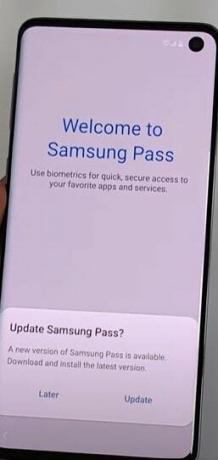 actualizar samsung pass