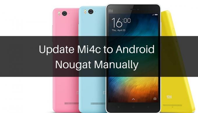 Da Mi 4c ad Android Nougat