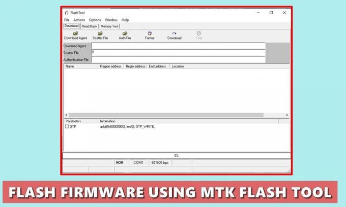 flash firmvér MTK Flash Tool