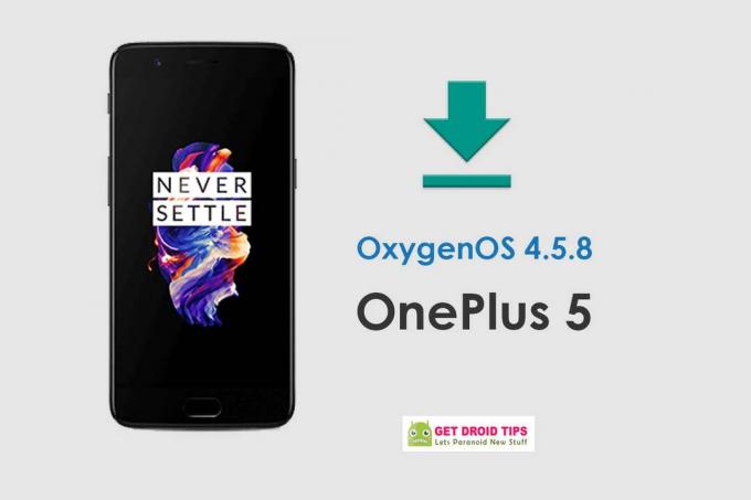 Lataa ja asenna OnePlus 5: n OxygenOS 4.5.8 -päivitys