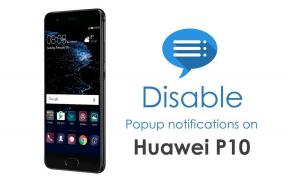 Sådan deaktiveres pop op-meddelelser på Huawei P10 / P10 Plus