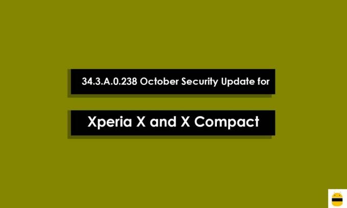 Lataa Asenna 34.3.A.0.238-lokakuun tietoturvapäivitys Xperia X: lle ja X Compactille