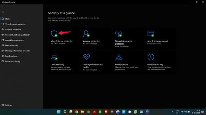 La protection contre les virus et les menaces ne fonctionne pas sous Windows 11