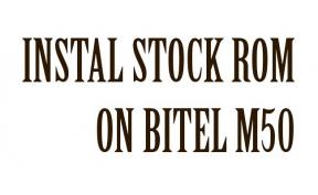 Stock ROMi installimine Bitel M50-le [püsivara Flash-fail / tühistage]