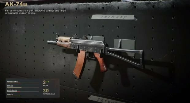 Black Ops Guerre froide AK-74u