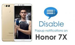 Honor 7X'te Popup bildirimleri nasıl devre dışı bırakılır