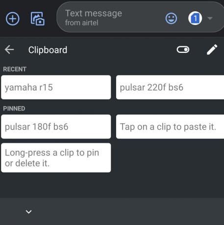 Clipboard Android