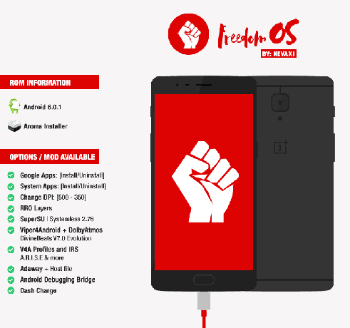 Come installare FreedomOS su OnePlus 3