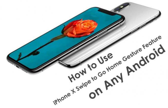 Come utilizzare la funzionalità di gesto di scorrimento di iPhone X per andare a casa su qualsiasi Android