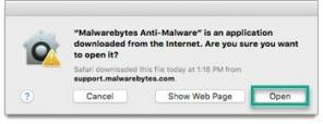 A Malwarebytes Anti-Malware telepítése a Mac rendszerre