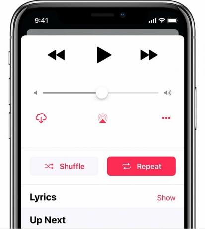 Aplicación de música en iOS 13