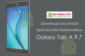 Atsisiųskite „Galaxy Tab A 9.7“ balandžio saugos marshmallow P555CZCU1BQC1 įdiegimą
