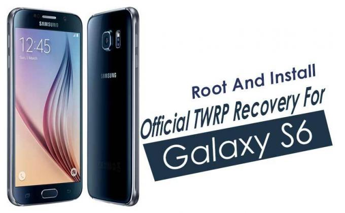 Izkoristite in namestite uradno obnovitev TWRP na Samsung Galaxy S6