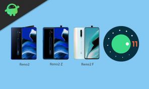 Oppo Reno2, Reno2 F ja Reno2 Z Android 11: n päivitys Status Tracker