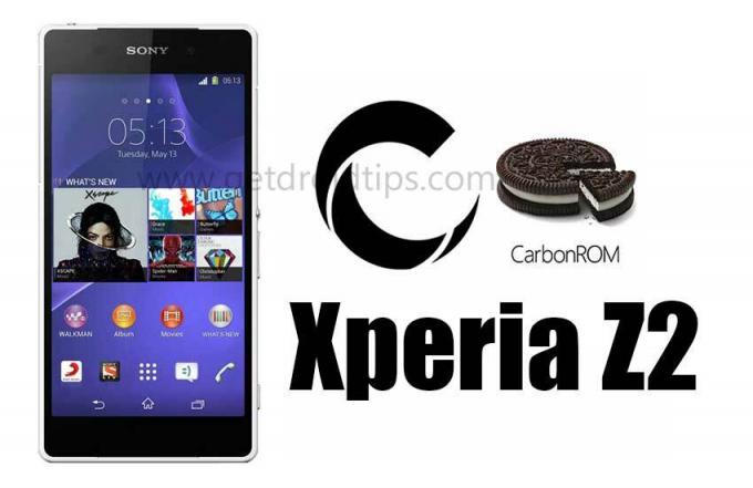 Opdater CarbonROM på Sony Xperia Z2 baseret på Android 8.1 Oreo [cr-6.1]