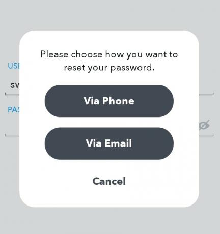 Passwort zurücksetzen Snapchat, wenn Snapchat-Konto gehackt