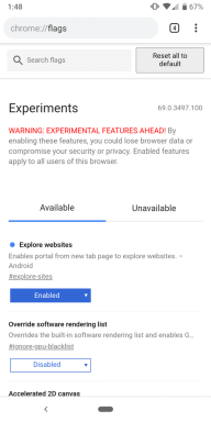 Google tester nyt 'Undersøg' brugergrænseflade til Android Chrome Ny fane
