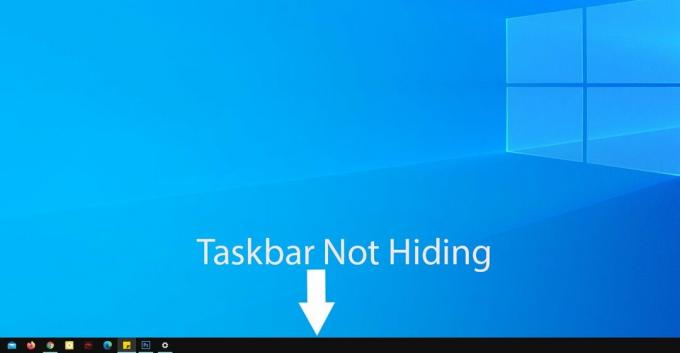Pataisymas: „Windows 10“ užduočių juosta netinkamai slepiasi