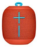 Ultimate Ears Görüntüsü Wonderboom Taşınabilir Kablosuz Bluetooth Hoparlör, 360 ° Surround Ses, Su Geçirmez, Güçlü Ses için 2 Hoparlör Bağlantısı, 10 Saat Pil, Kırmızı