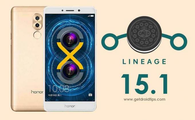 Lataa ja asenna Lineage OS 15.1 Huawei Honor 6X: lle